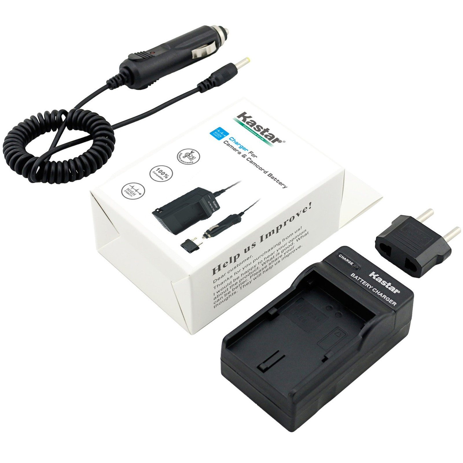 Kastar Battery (2-Pack) and Charger Kit for Sony NP-BG1, NP-FG1, BC-CSG, BC-CSGE