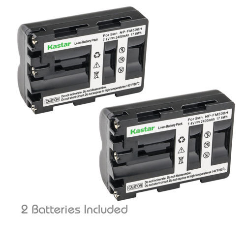 Kastar NP-FM500H Battery for Sony DSLR-A300K/N A350 A350B A350H A350K A350X