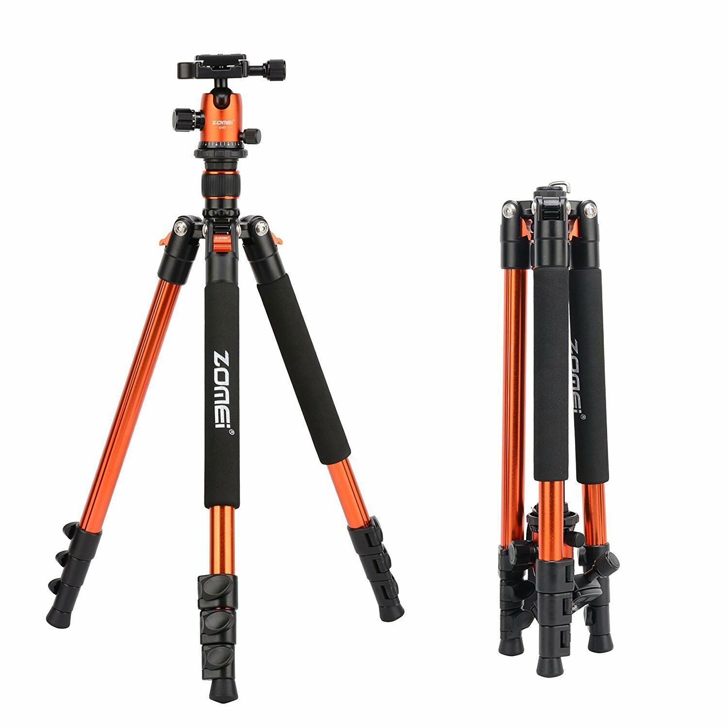 ZOMEI Q-555 Camera Tripod Ball Head Stand Travel for Canon Nikon DSLR Camera
