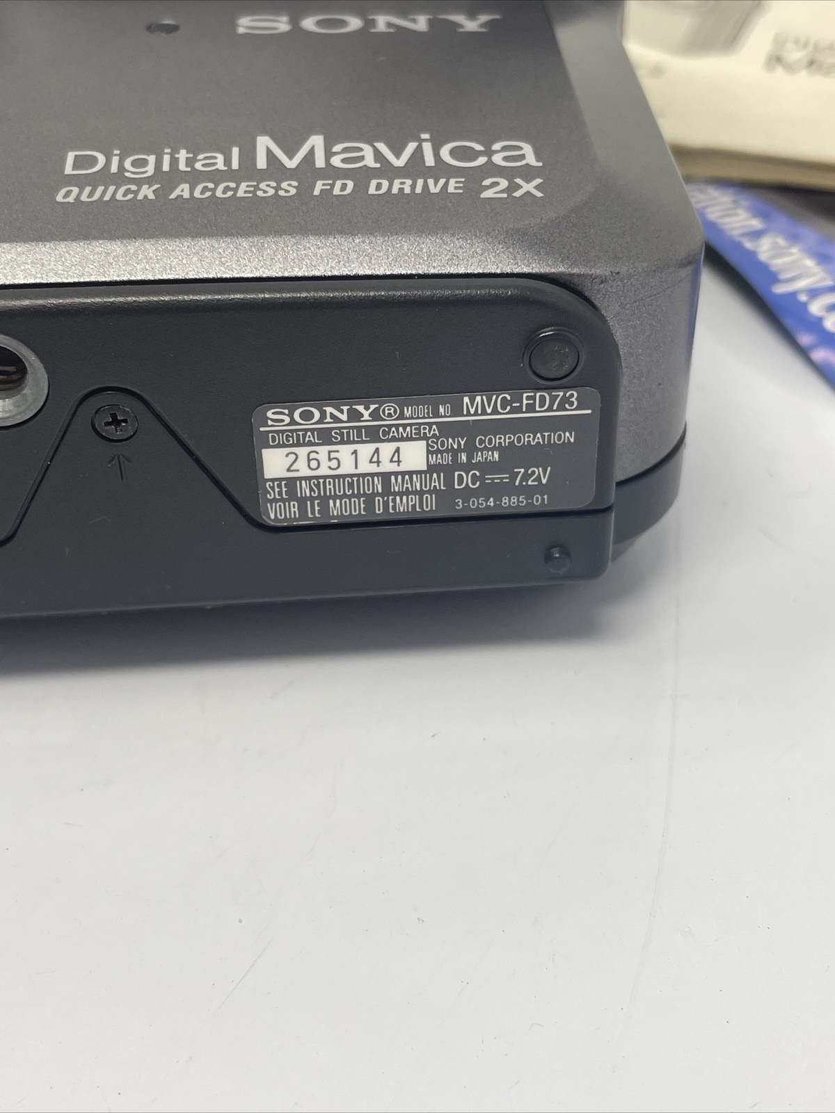 PARTS ONLY Sony Mavica MVC-FD73 0.4MP Digital Camera Untested As Is