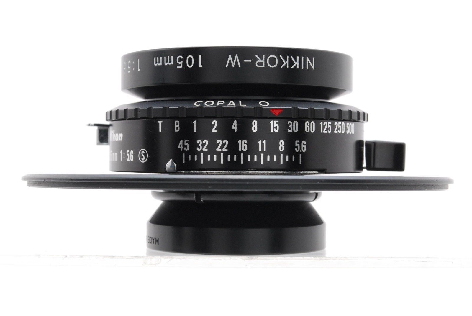 [Near MINT] Nikon Nikkor W 105mm f/5.6 S Copal No.0 Large format Lens From Japan