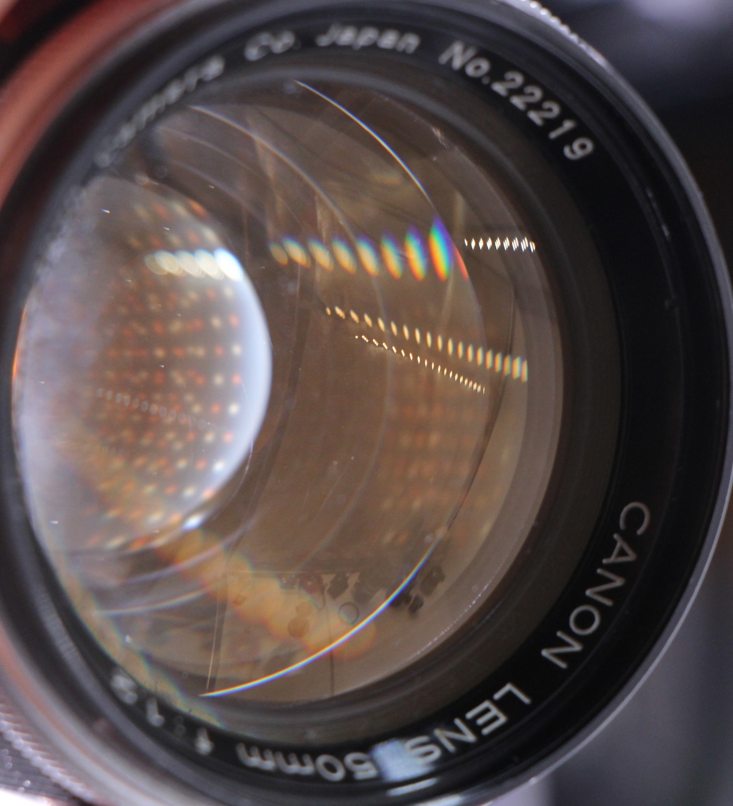 Canon 50mm f1.2 Japan Standard bright m39 Lens Leica mount Ltm 50/1.2 Read Haze