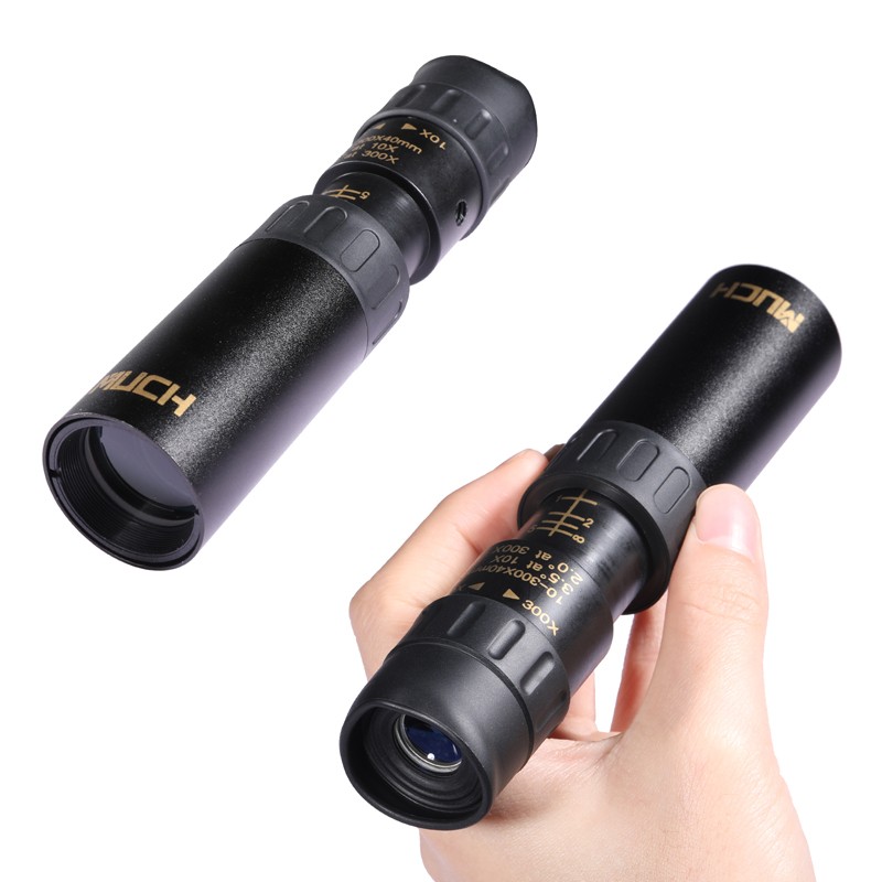 10-300X40mmTelephoto Zoom Monocular Night Vision Telescope Travel Hunting + Bag