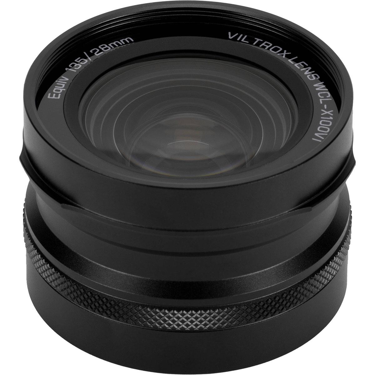 Viltrox WCL-X100VI Wide Conversion Lens for Fujifilm X100 Series Cameras, Black