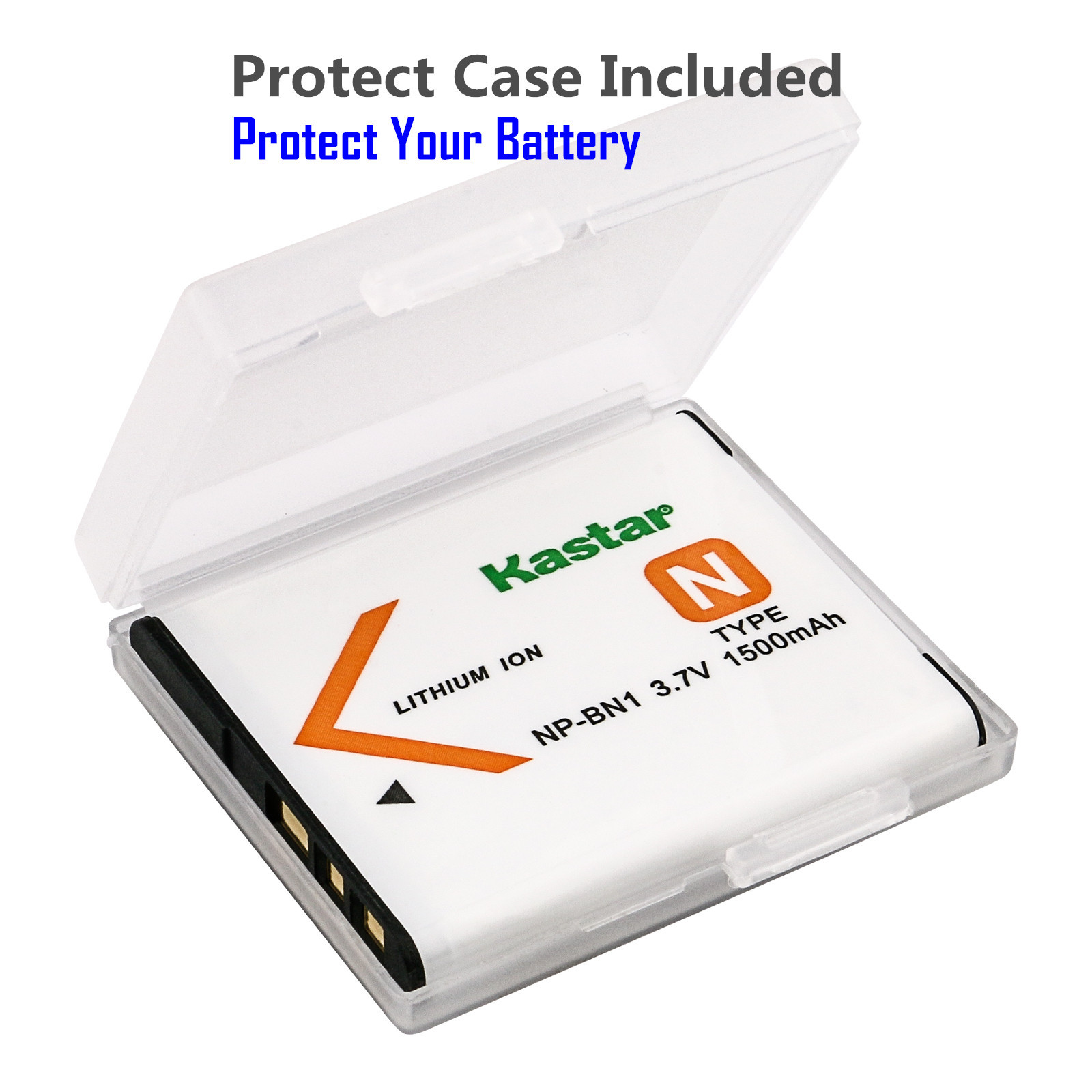 Kastar Repacement Battery for Sony NP-BN1 BC-CSN & Sony Cyber-shot DSC-WX60