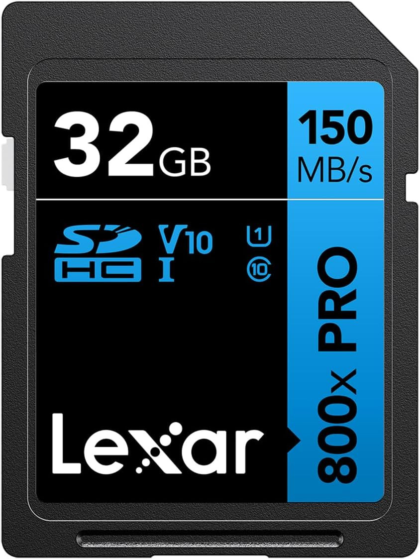 128GB (2-Pack) High-Performance 800X PRO SD Card, UHS-I, C10, U3, V30, 4K, up to