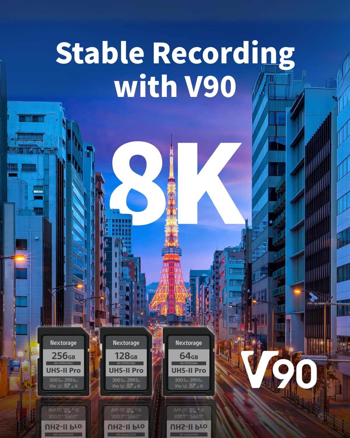 Japan 64GB SD Card UHS-II Memory Card V90 Canon, Sony, Nikon, Fujifilm, Panas…