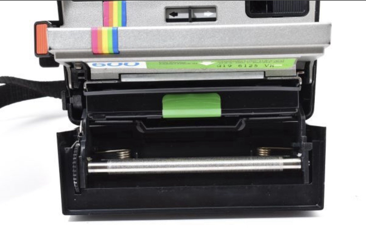 Vintage Polaroid Supercolor 635 Instant Camera Rainbow Stripe 🌈