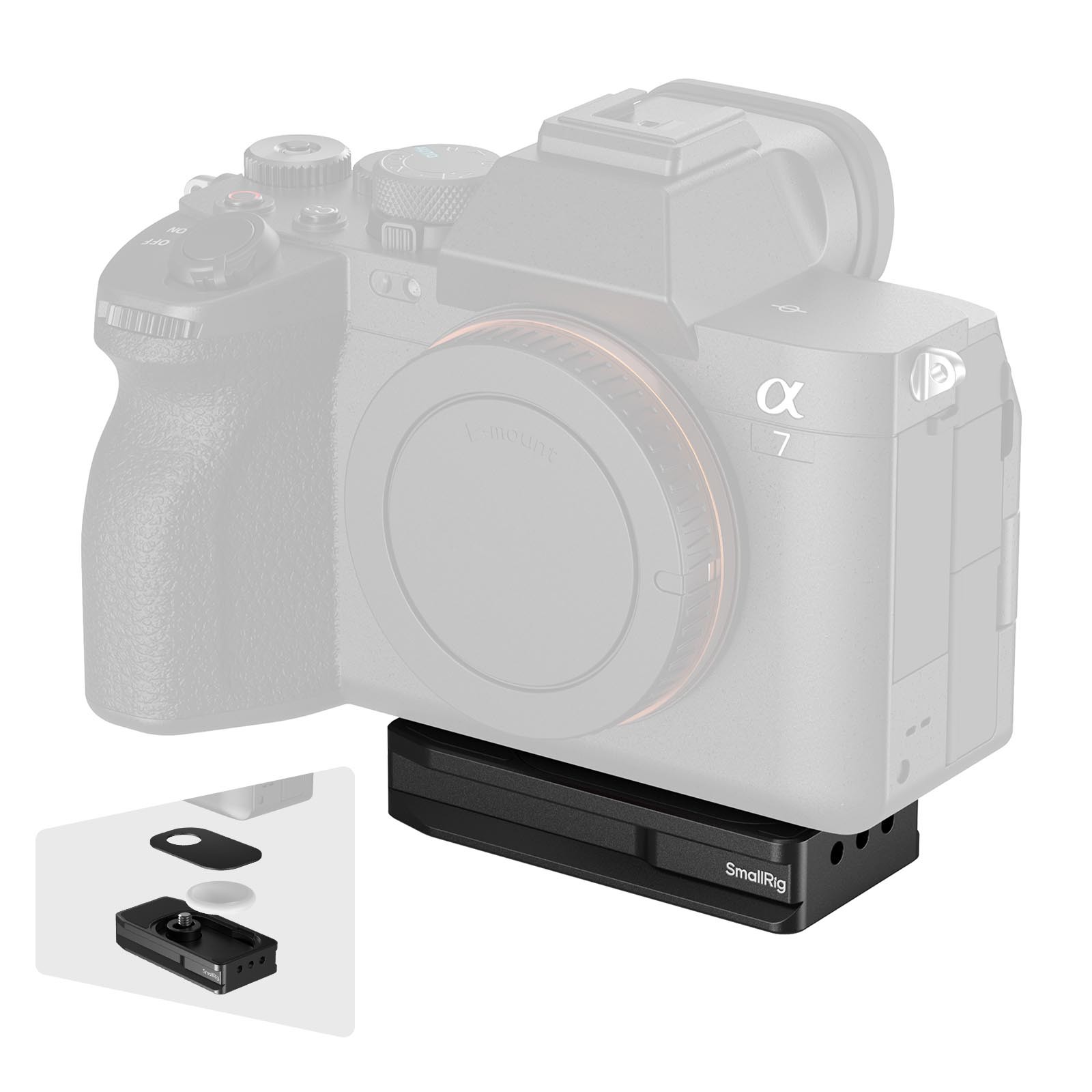 SmallRig Universal Mount Plate for AirTag/SmartTag2 for Sony for Canon for Nikon