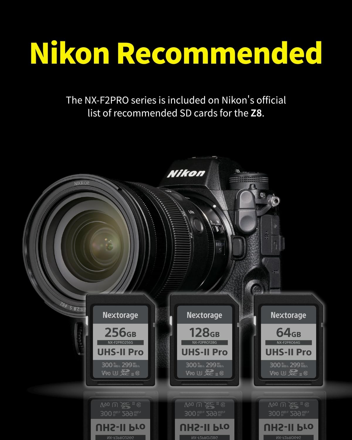Japan 64GB SD Card UHS-II Memory Card V90 Canon, Sony, Nikon, Fujifilm, Panas…