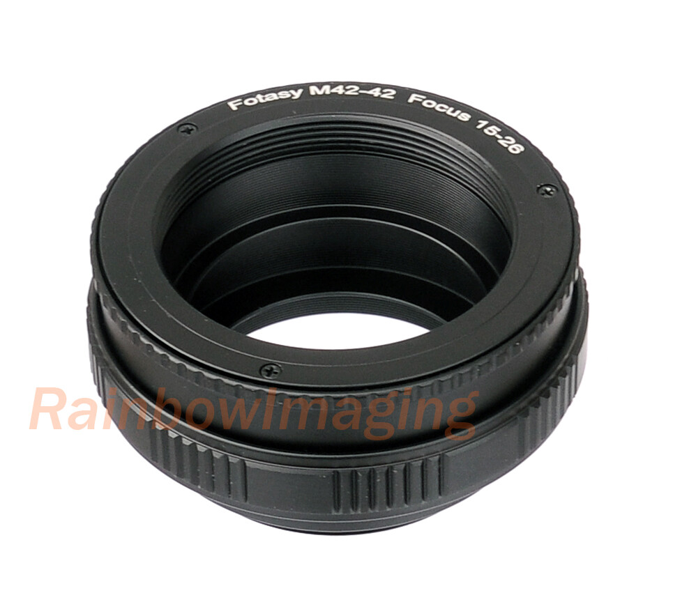 M42 to M42 42mm Screw Mount Adjustable Macro Focusing Helicoid Ring 15mm – 26mm