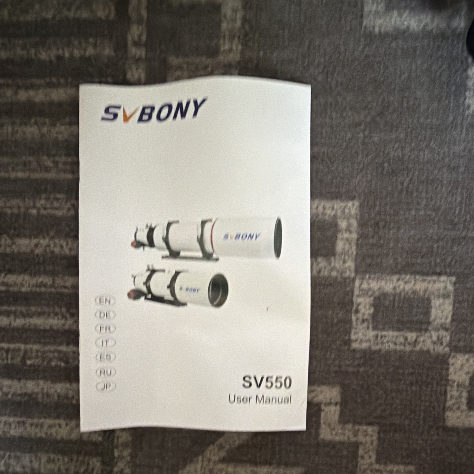 SVBONY SV550 80mm F/6 Refractor Telescope Optical Tube Fully Multi-Coated