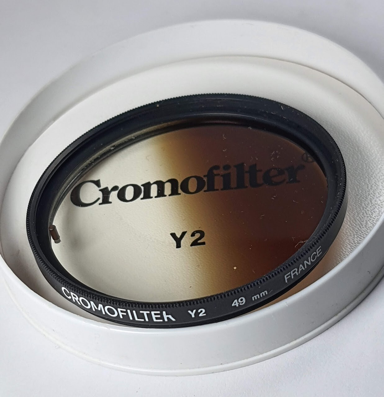 49mm CROMOFILTER Cromo Filter Y2 Tan / Yellow 2 France Graduated 49 mm E49 E-49