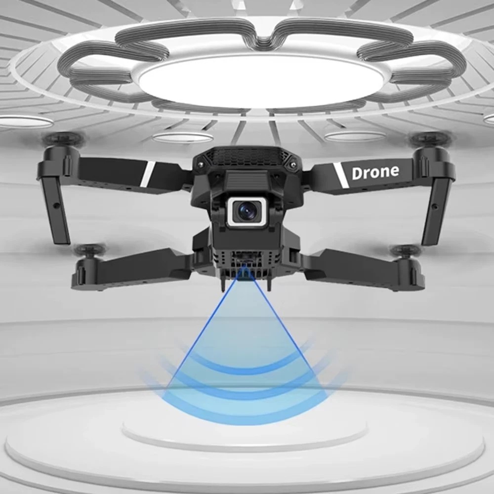 2025 New RC Drone With 4K HD Dual Camera WiFi FPV Foldable Quadcopter +4 Battery