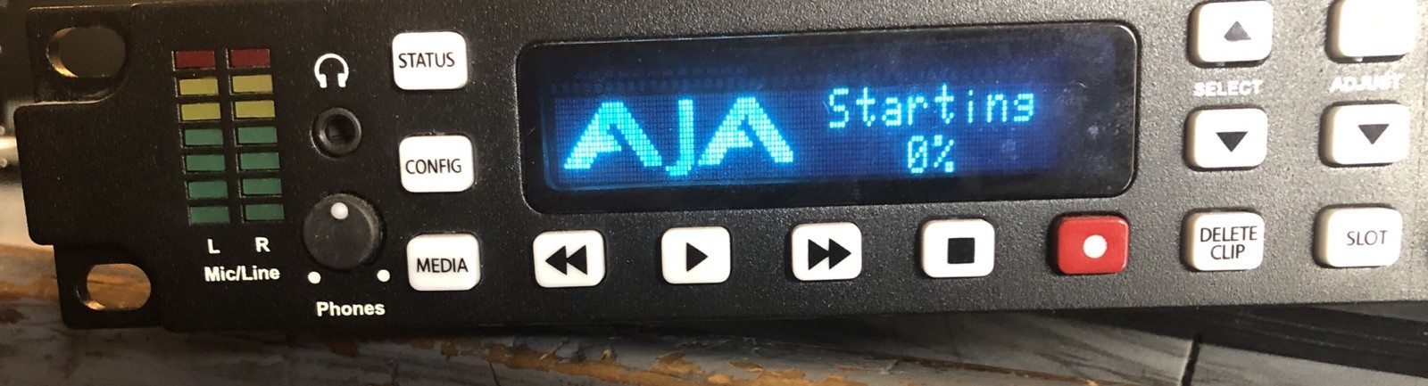 AJA Ki pro rack Video Recorder. No Drives Included