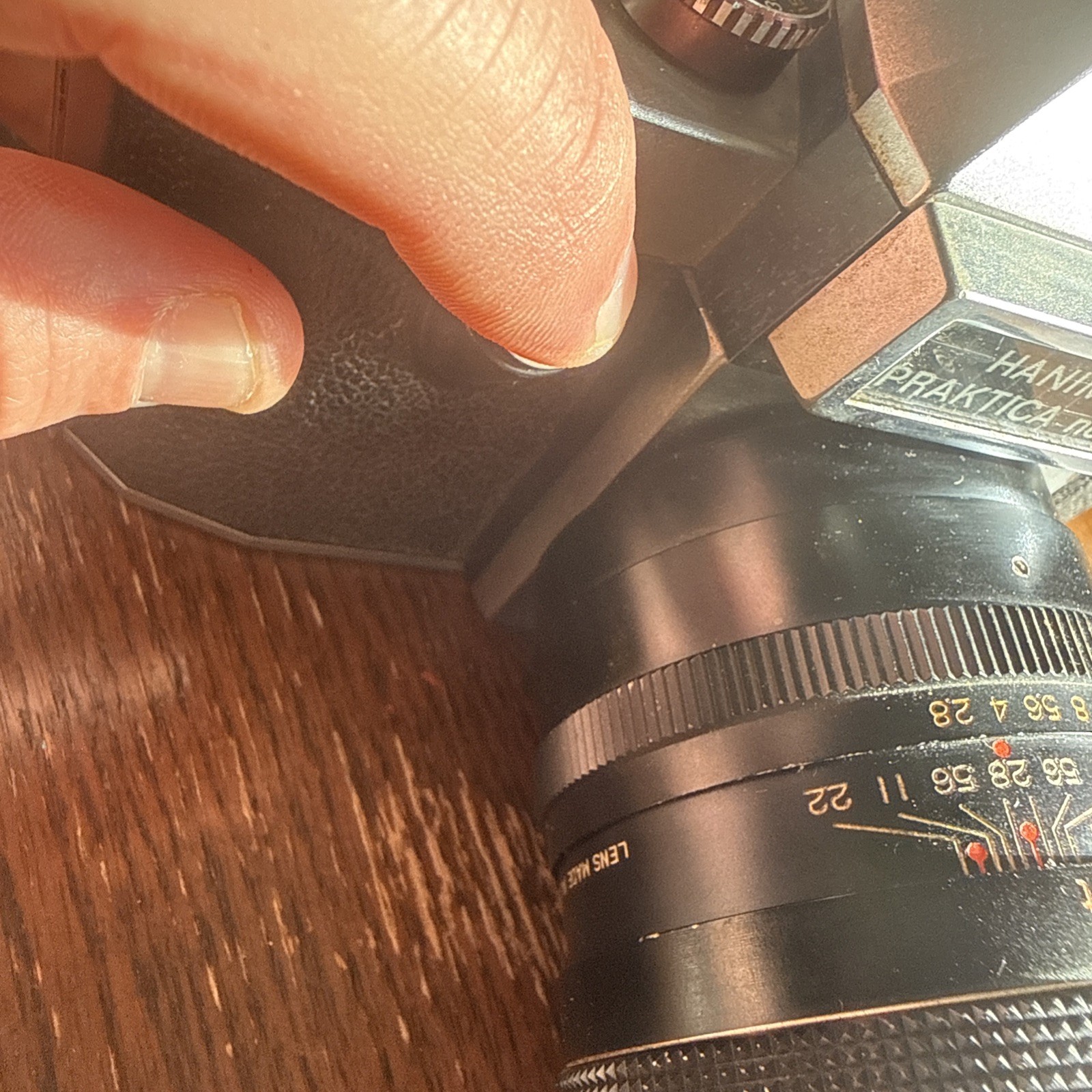 Praktica Nova IB 35mm Film Camera w/ Hanimex Lens – Shutter Works – Vintage SLR