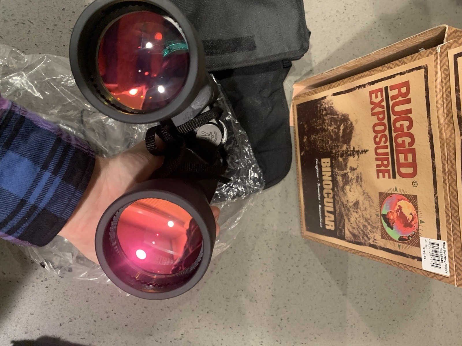 Rugged Exposure 30×60 Zoom Binoculars New In Box Never Used