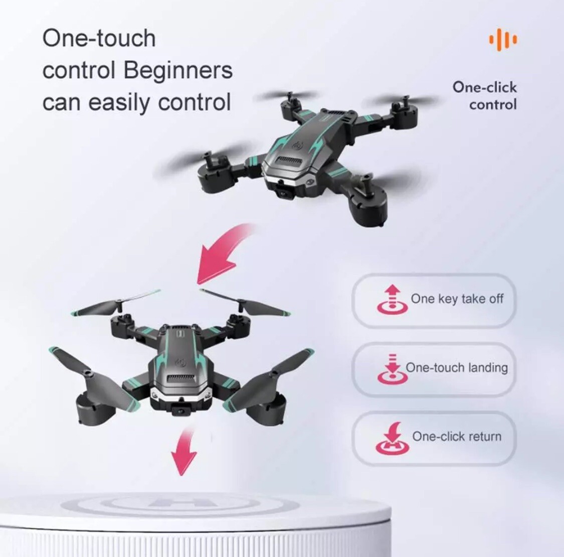8K HD Drone Professional Dual Camera WIFI FPV GPS RC Quadcopter- USA Seller