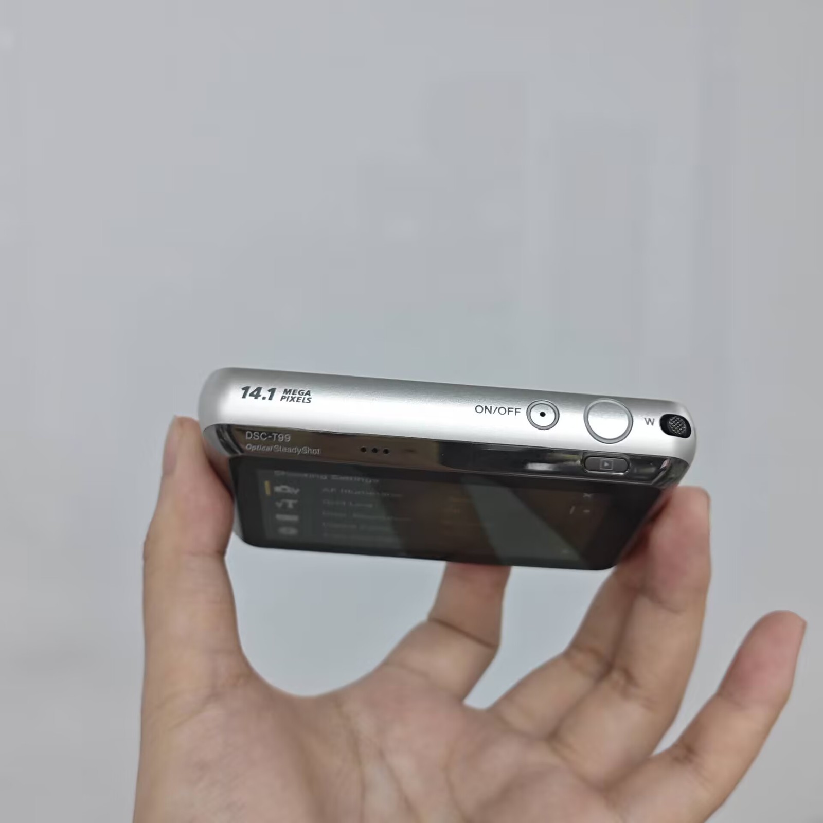 Sony Cyber-shot DSC-T99 Silver 14MP 4x Zoom Touchscreen Camera English + Charger