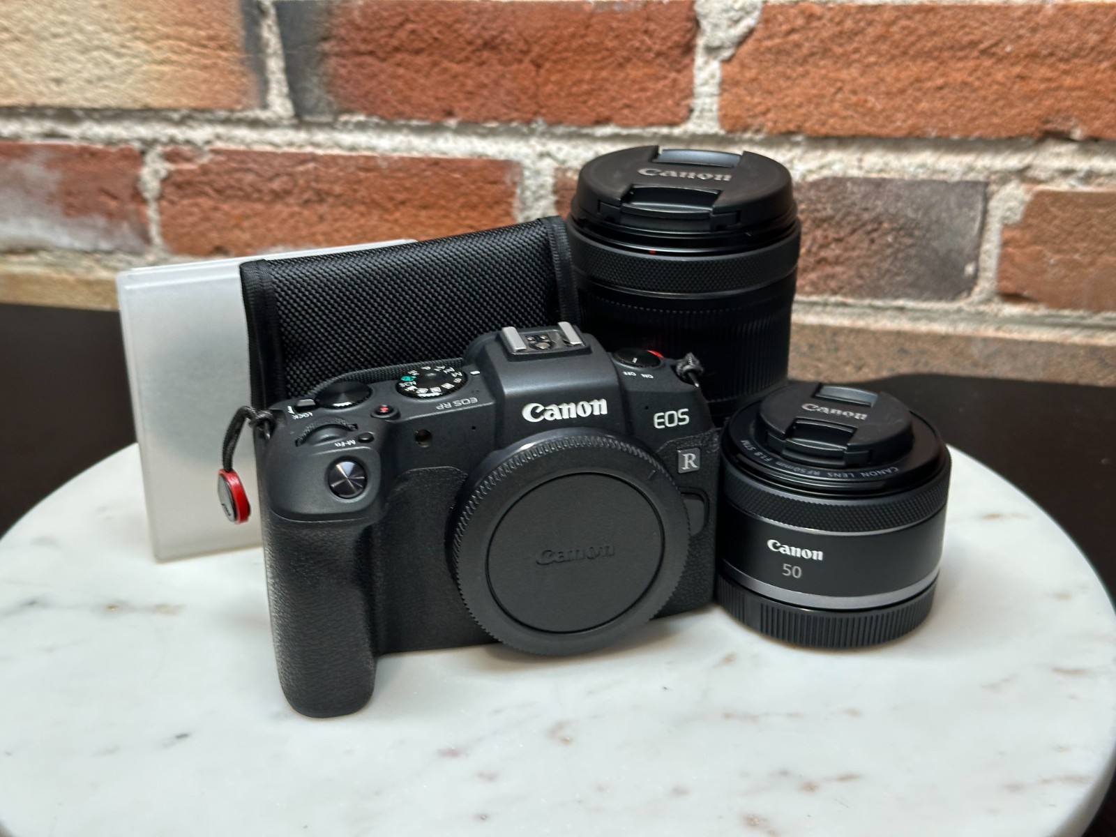 Canon EOS RP 26.2 MP Digital SLR Camera & Lenses RF 24-105mm + RF 50MM – VG