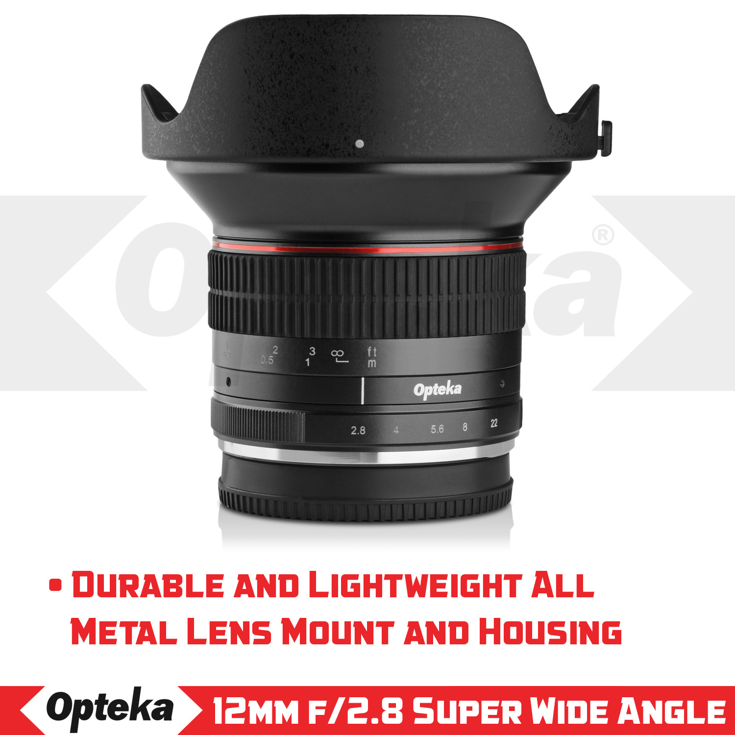 Opteka 12MM F/2.8 HD Multi-Coated Lens for Fuji