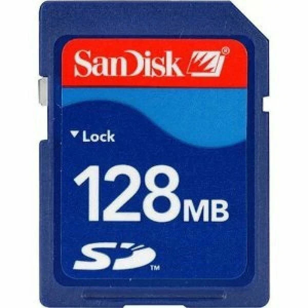 SanDisk 128MB 256MB 512MB 1GB 2GB 4GB 8GB 16GB SD Camera Memory Card & Adapter