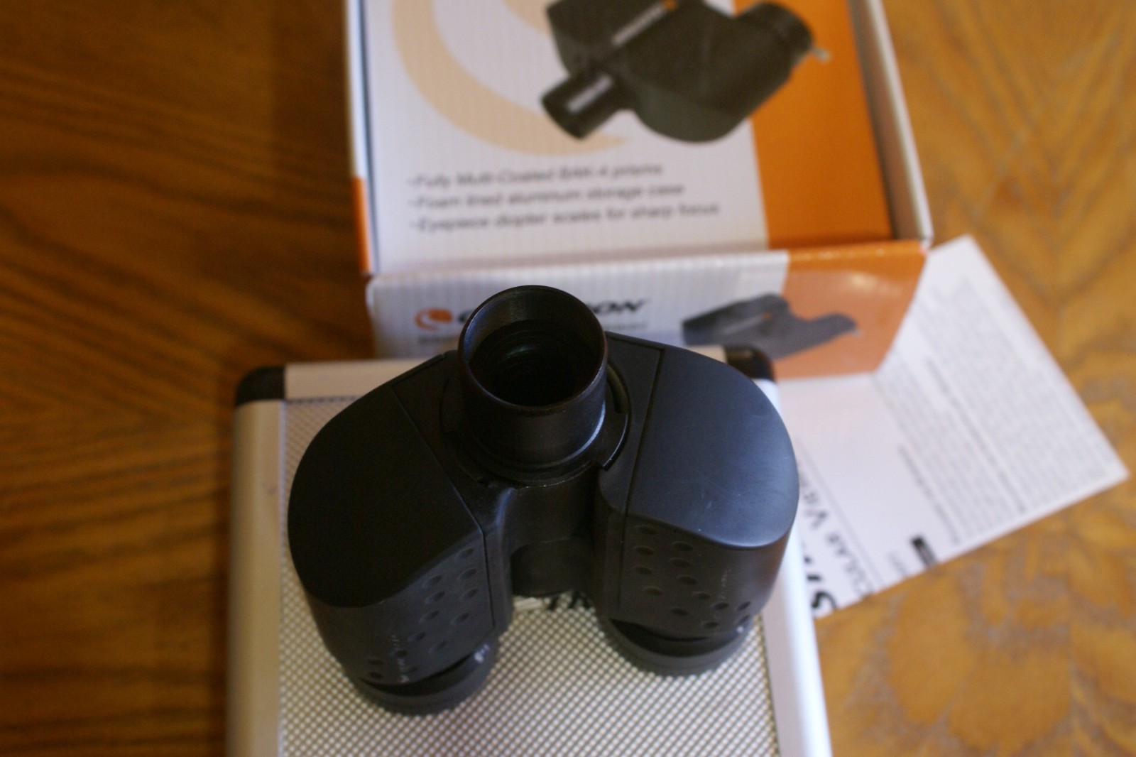 Celestron 1.25″ Stereo Binocular Viewer with Case and manual # 93691