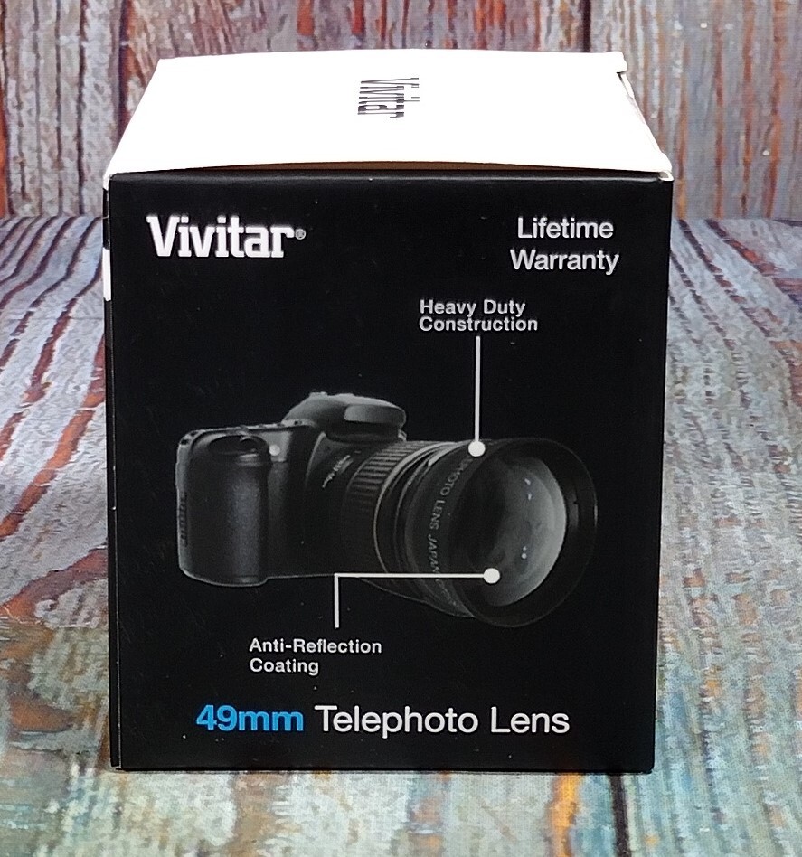Vivitar 49MM 2.2x Professional Telephoto Lens – Brand New
