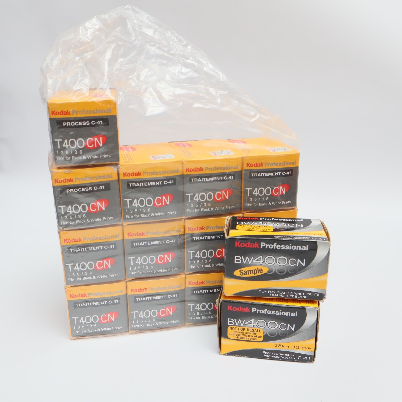 15 Rolls Kodak BW400CN T400CN 35mm C41 B&W Film ISO 400 135-36 Exp 03/2006 2003