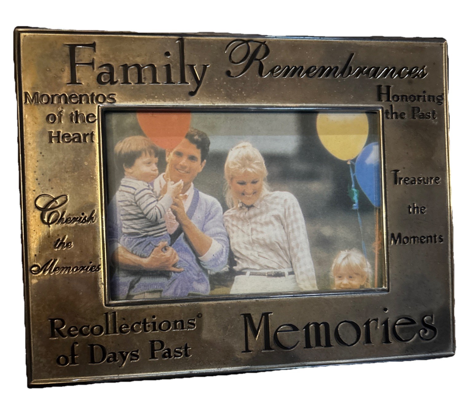 Silver Plated Memory Album Travel & Vacation Family 100 Photos 4×6 Frame Book