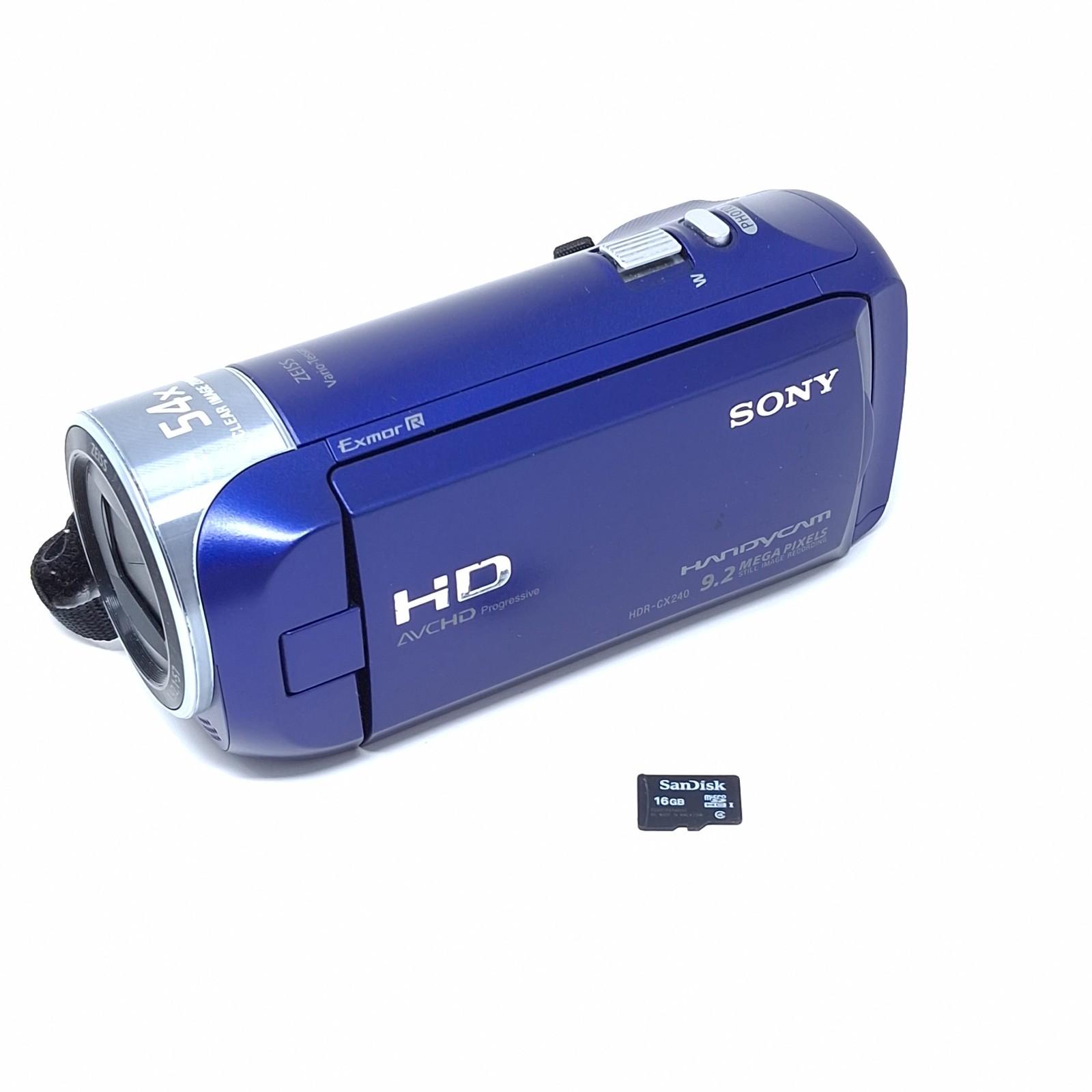 Sony Handycam HDR-CX240 HD Video Camera Camcorder w/ SD Card Battery – Tested