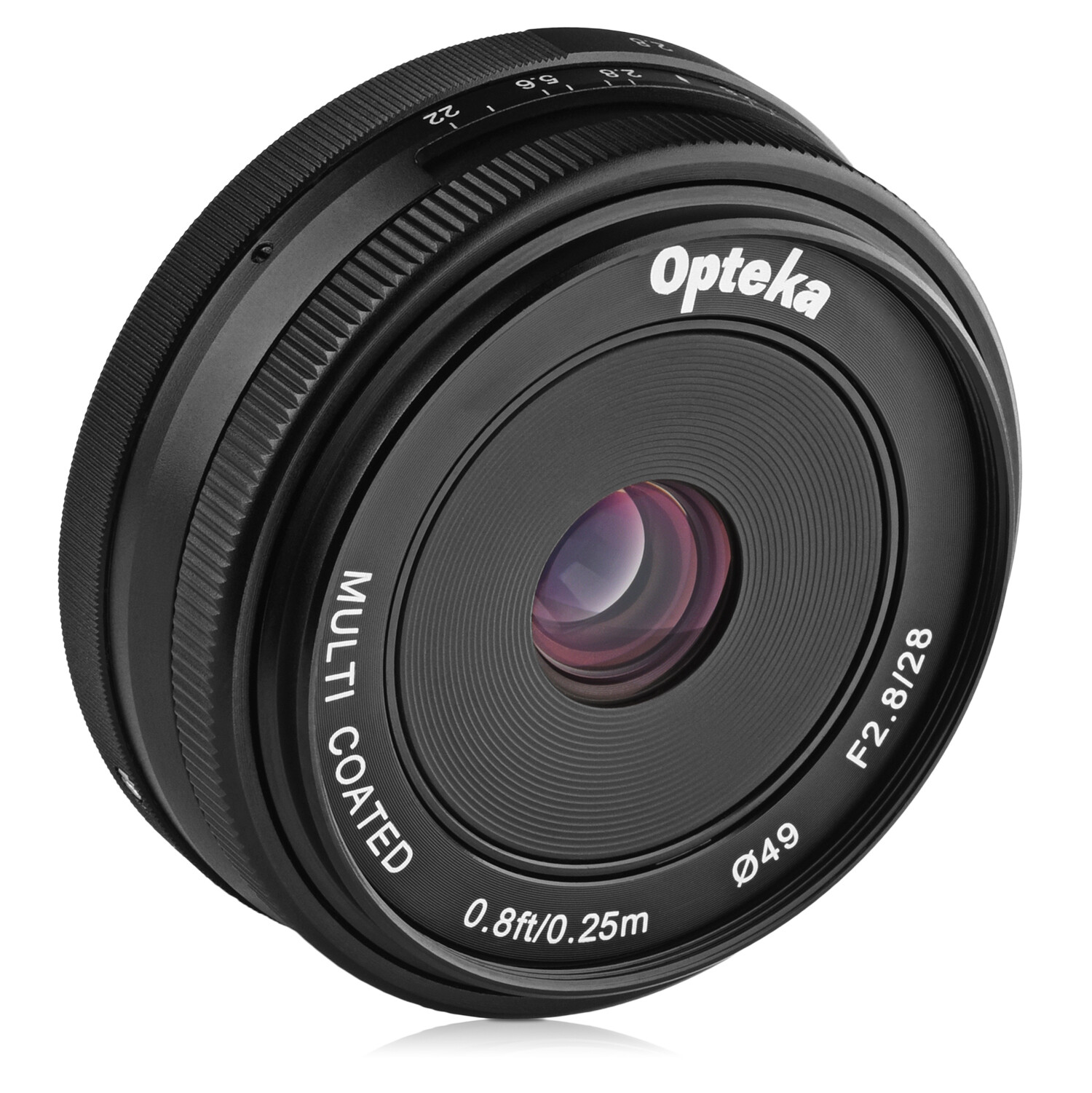 Opteka 28mm f2.8 Lens for Fuji X-Pro2 X-T2 X-T1 X-T20 X-T10 X-E2S X-E3 X-E2 X-A3