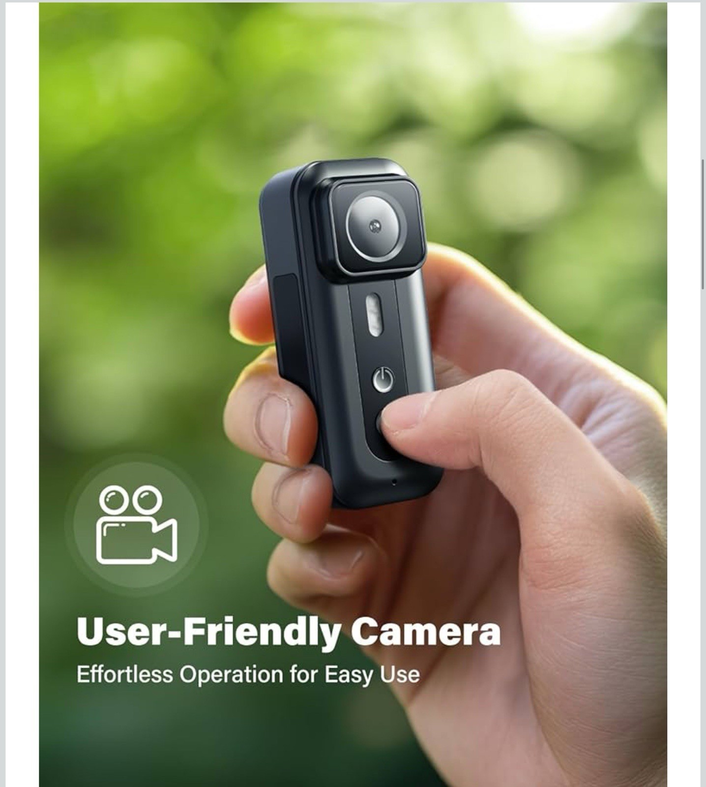 BOBLOV F5 2.7K Body Camera 64GB Body Worn Camera, 150mins Video Recording (0055)