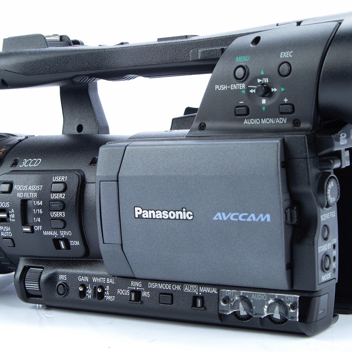 Panasonic AG-HMC150 AVCCAM Professional Camcorder – (78 Hours) SKU#2069206
