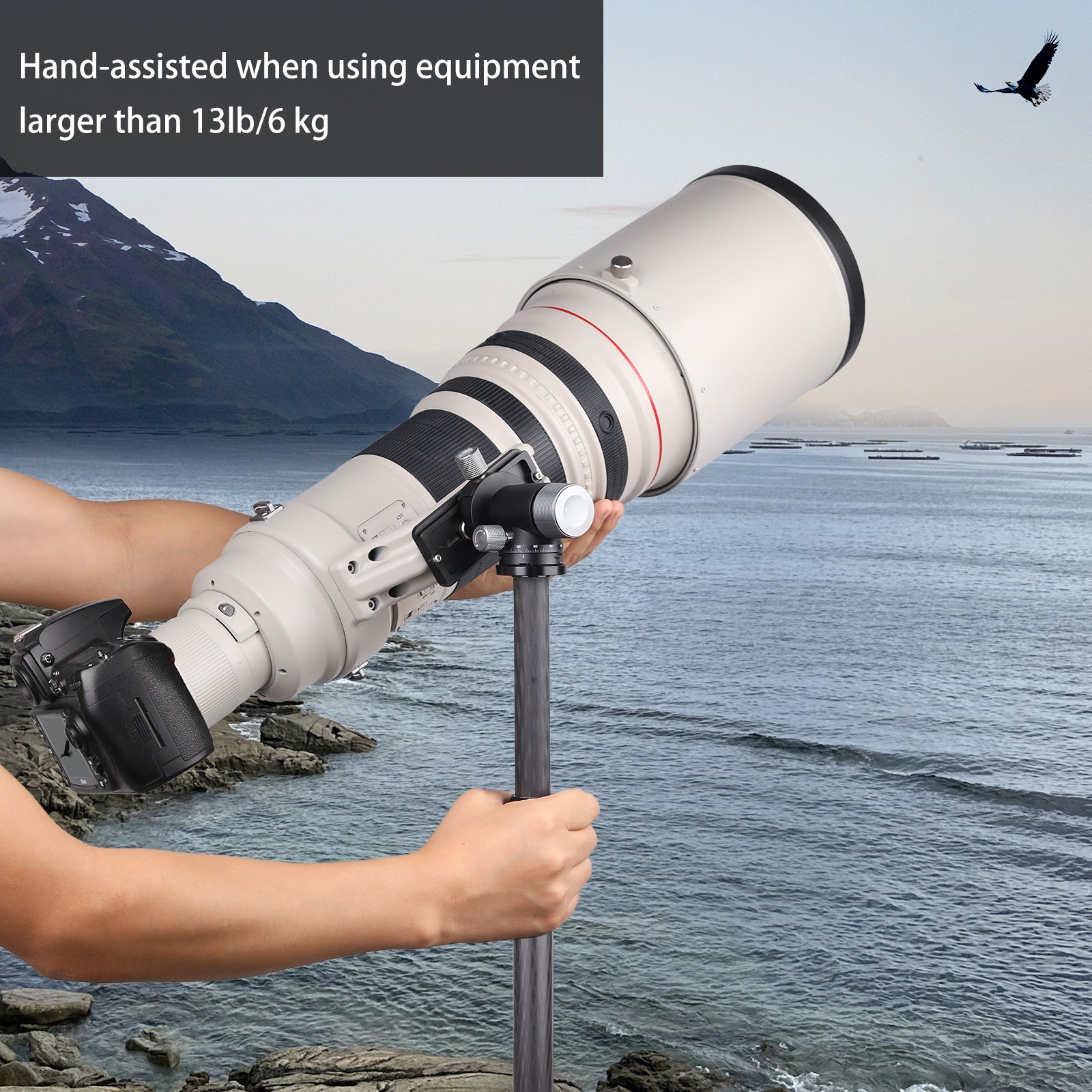 ARTCISE LB44 Panorama All metal Low Profile Tripod Head Ball head fr Camera DLSR