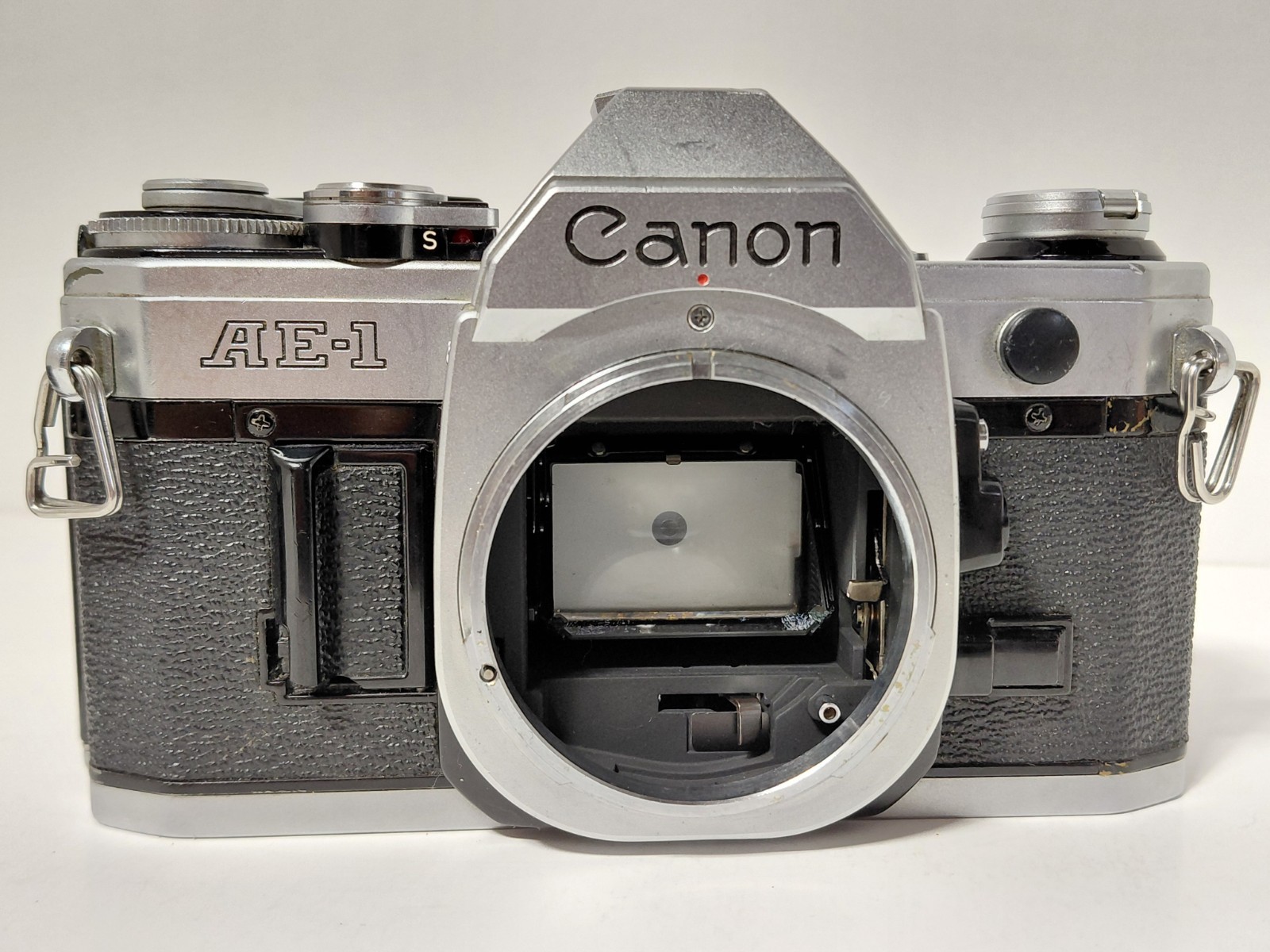 Canon AE-1 Silver 35mm Film Camera w/ Canon FD 28mm F/2.8 Lens – Tested