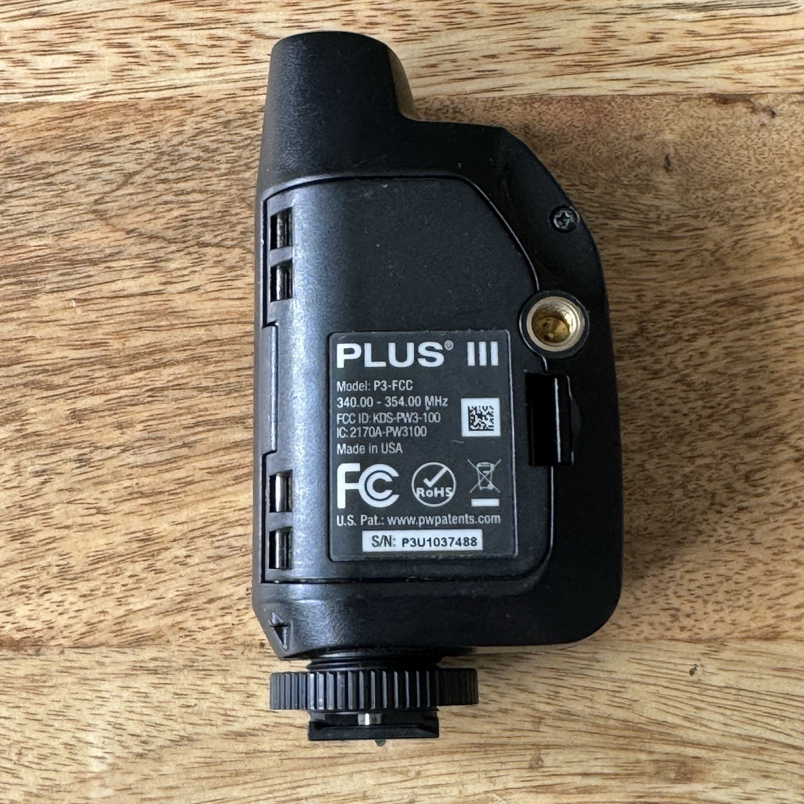 Pocket Wizard Plus III Model P3-FCC Wireless Flash Trigger Transmitters
