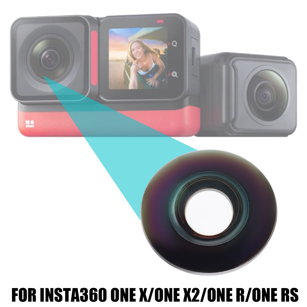 Camera Lens Replacement For Insta360 One X/One X2/One R/One RS Action Camera NEW