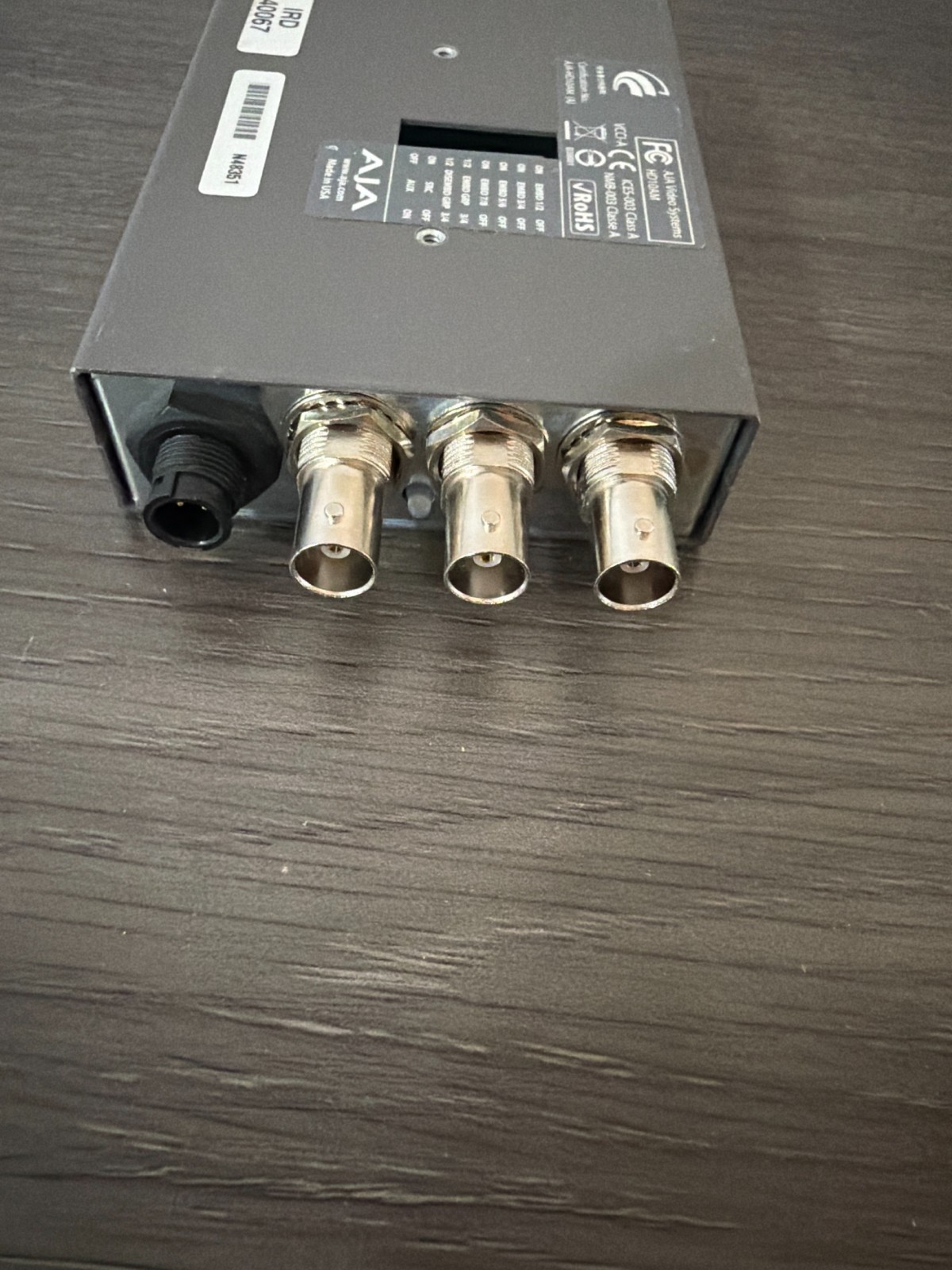 AJA HD10AM HD/SD-SDI 8-Ch AES Audio Embedder / Disembedder