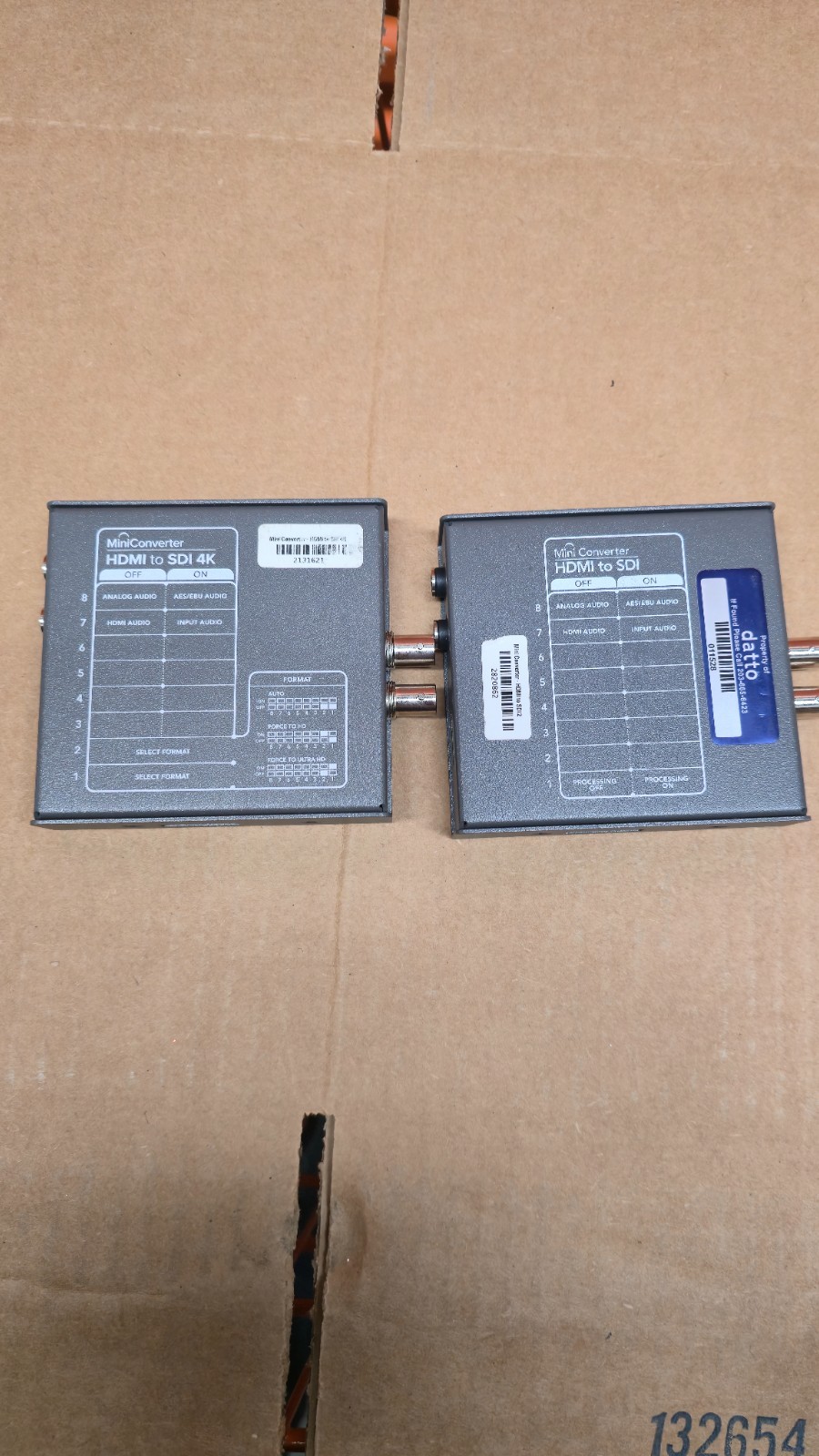 Mixed Lot of 2 – Blackmagic Design Mini Converters (HDMI to SDI)