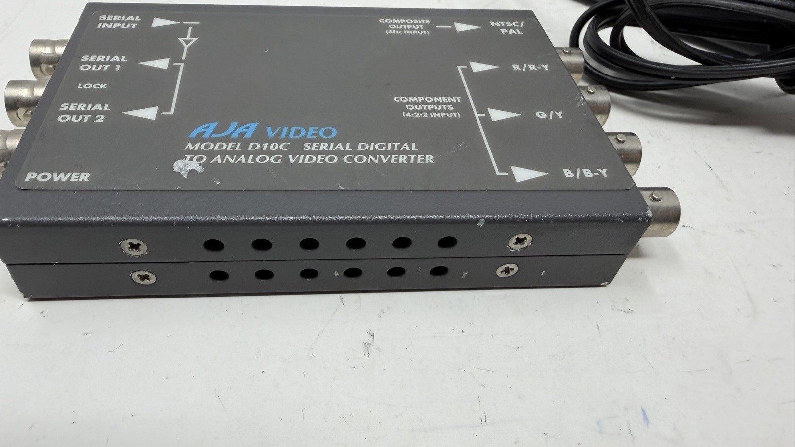 AJA Video D10C Serial Digital to Analog Converter –Component/Composite For Parts
