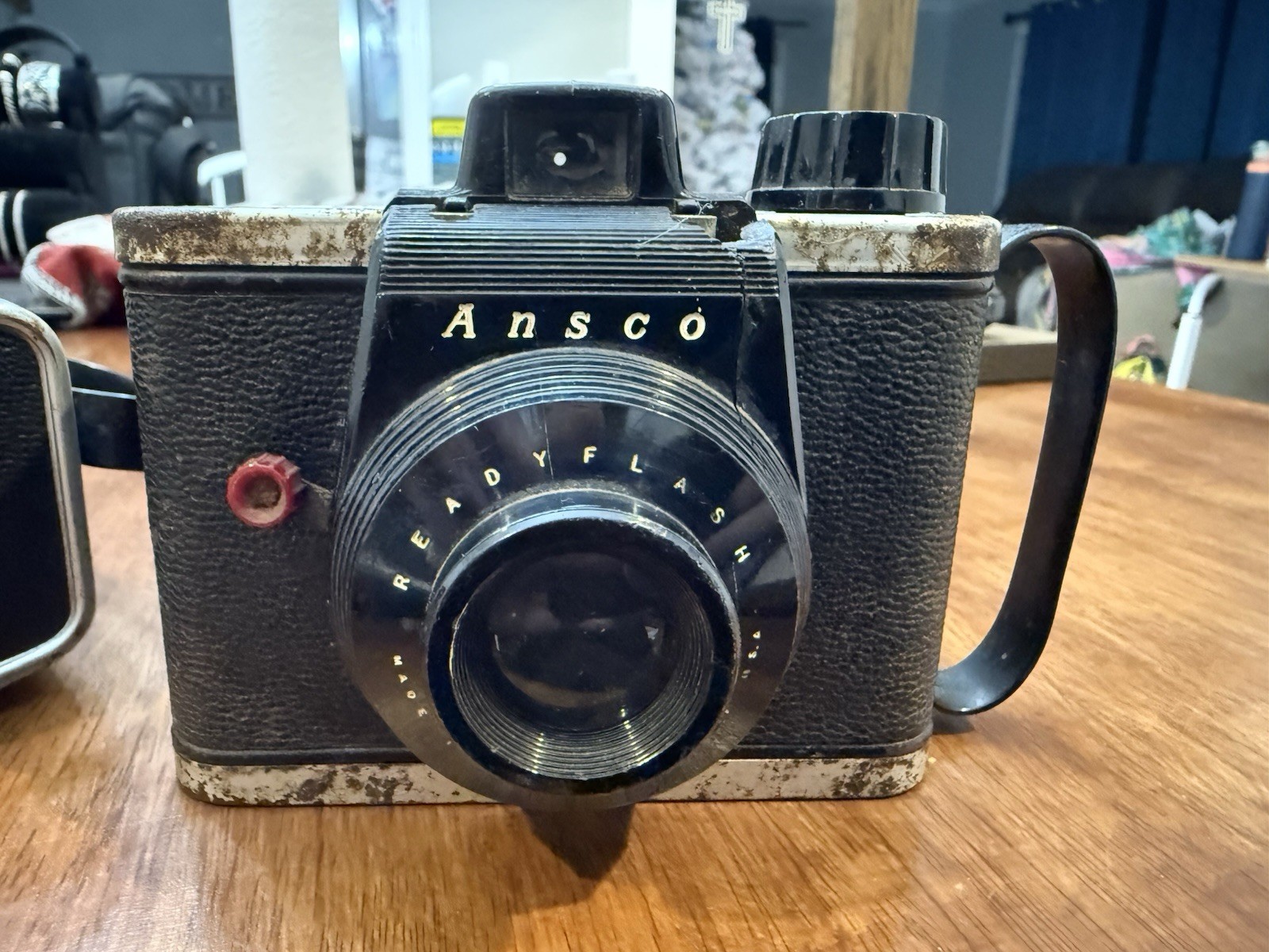 2 Vintage 1950s Ansco Ready Flash Camera 620 Film Untested