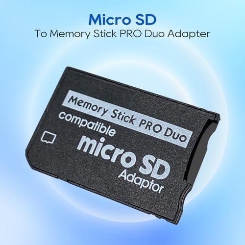 PSP Memory Stick Adapter, Micro SD/SDHC/SDXC to Memory Stick PRO Duo to Magicgat