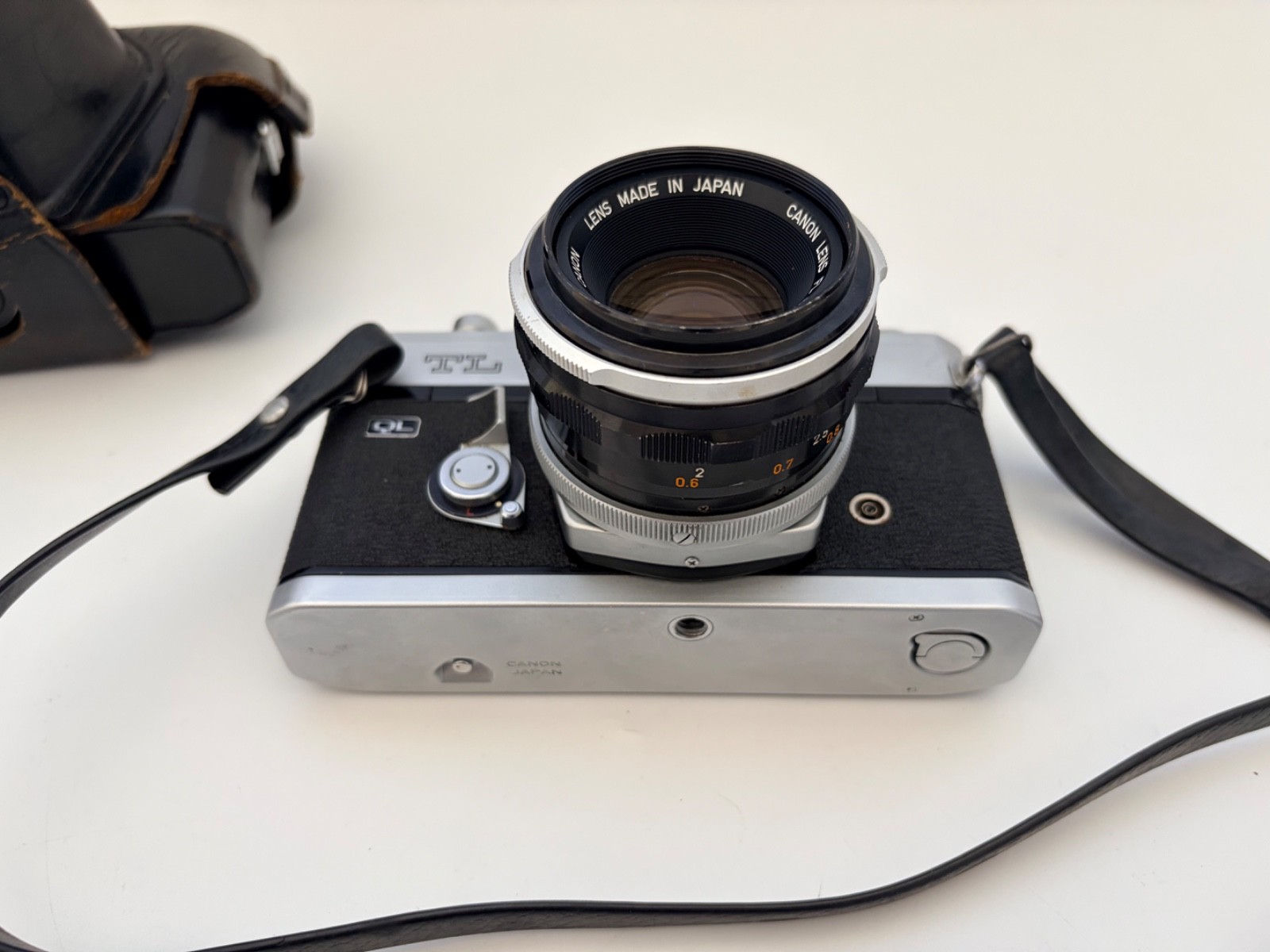 Canon TL QL 35mm SLR Film Camera with Canon 50mm Prime Lens- Tested & Working