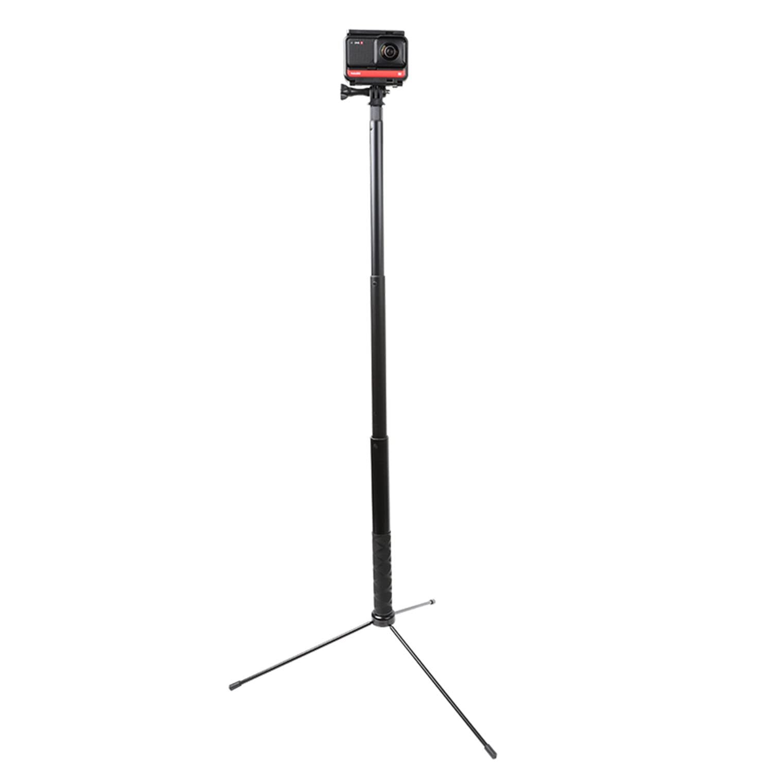 PellKing Long 77inch Invisible Selfie Stick for Insta360 ONE X5,X4, X3, Black