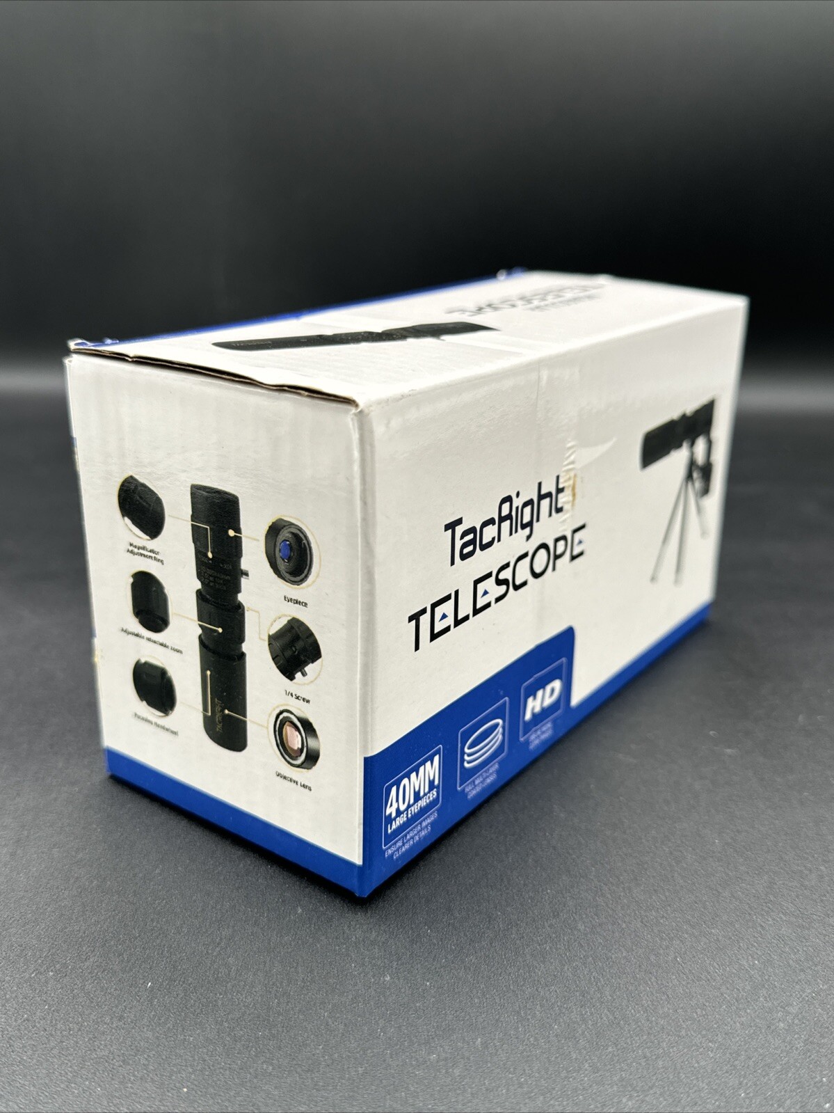 TacRight Monocular Telescope T-11 10X-300X Zoom 40MM (with phone mount) 