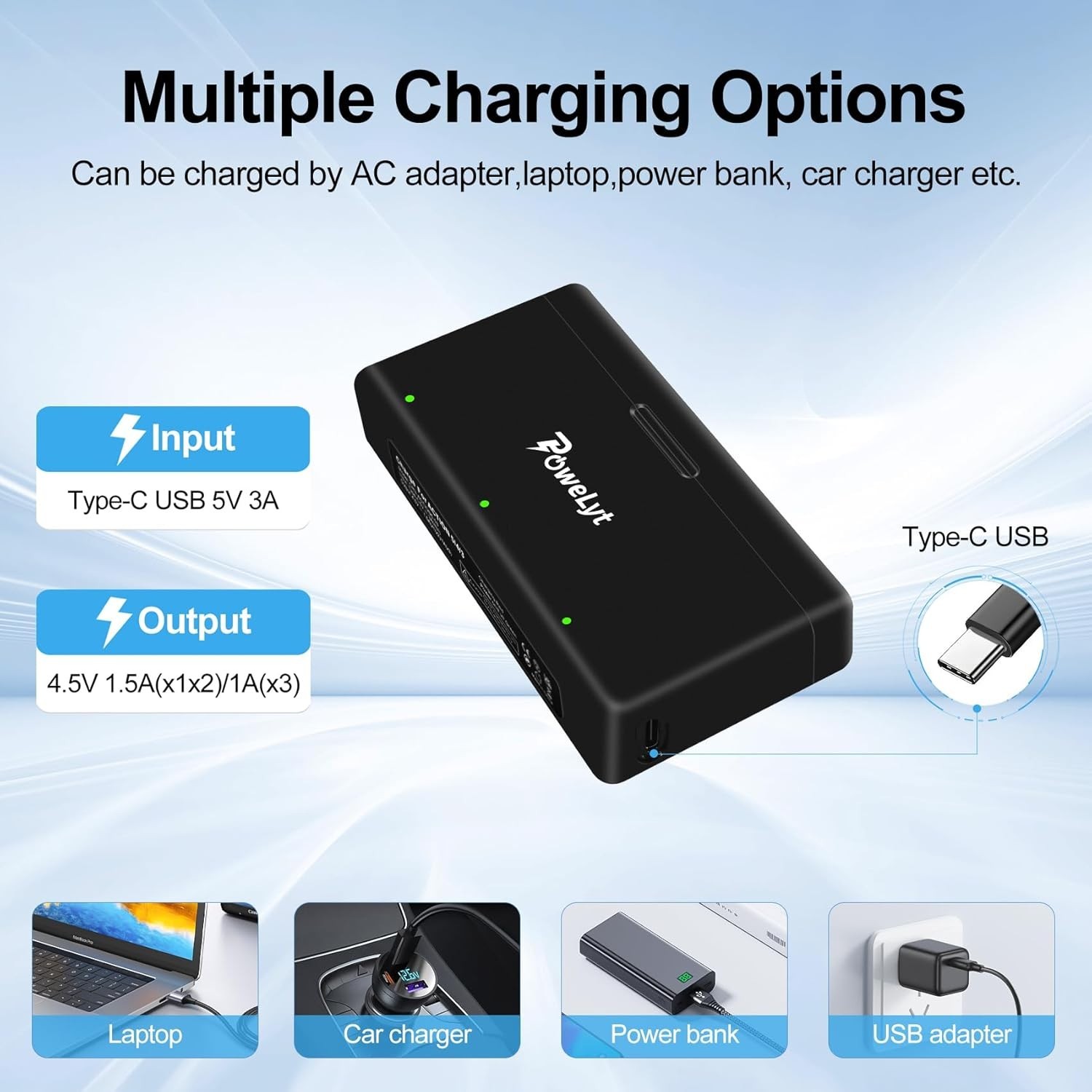 Osmo 360/Action 6/5 Pro/4/3 Battery Pack 2x 2100mAh Rechargeable Chargers