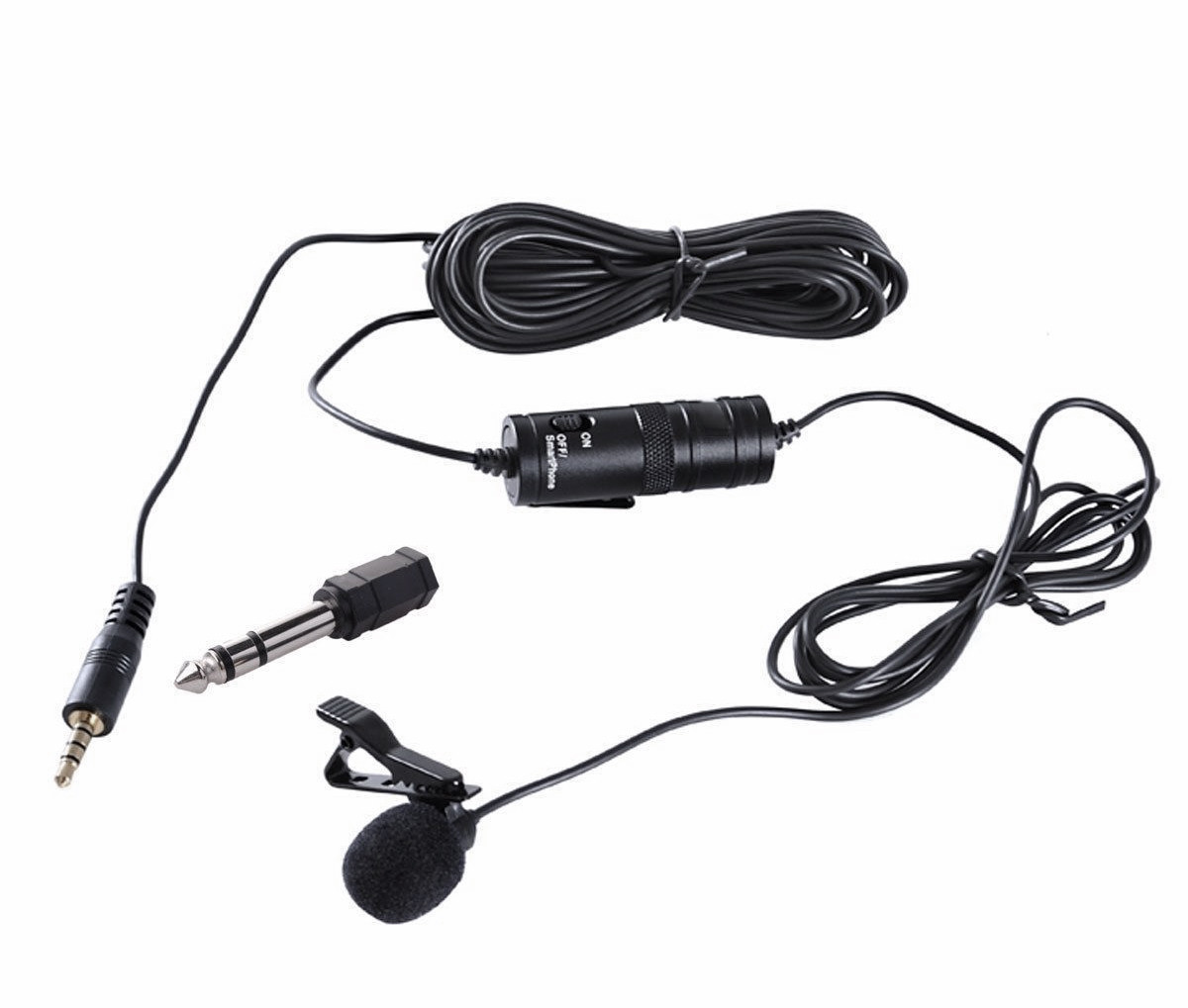 BOYA BY-M1 Omnidirectional Lavalier Microphone for Canon Pentax DSLR US Seller