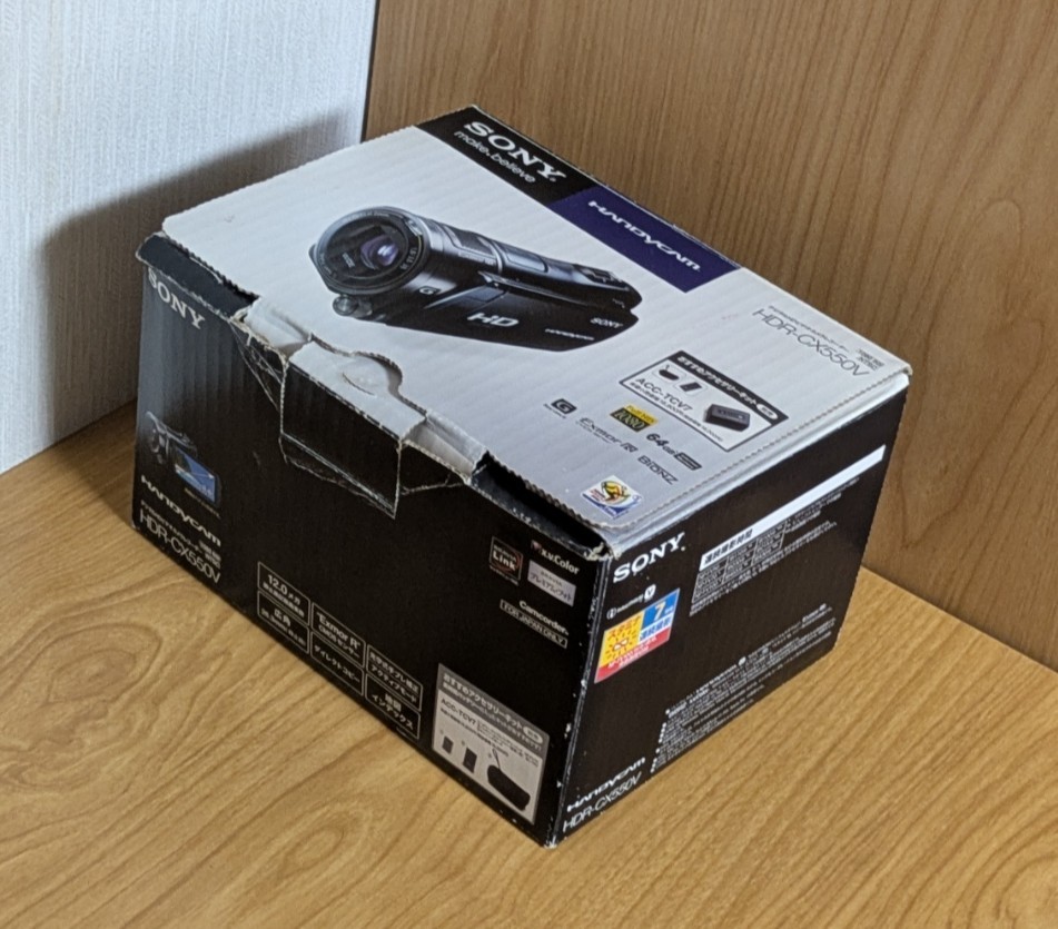 SONY HDR-CX550V Handycam Camcorder NightShot Full HD Japanese only Exc+