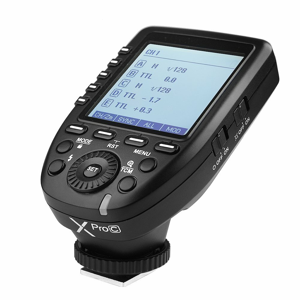 Godox XPro-C 2.4G TTL Transmitter Trigger X System High-speed For Canon Camera